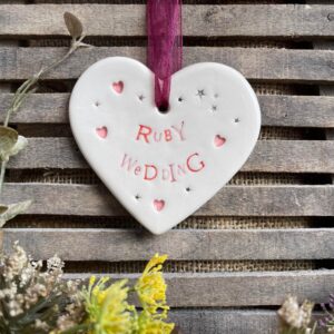 40TH ANNIVERSARY - RUBY WEDDING