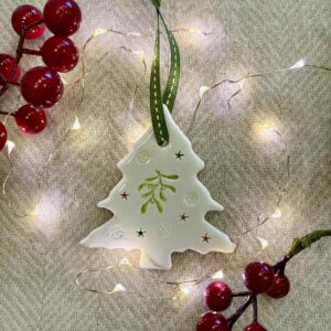 Christmas Tree with Mistletoe